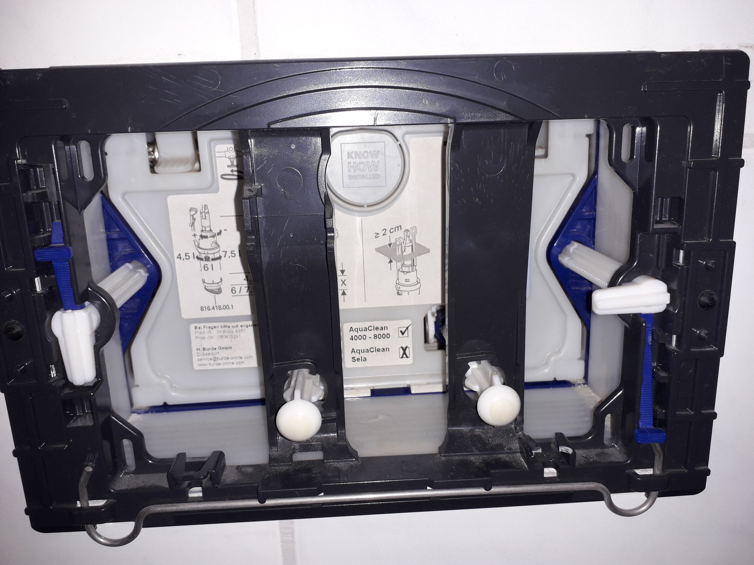 Geberit Toilet Flush Repair 8 Steps Instructables