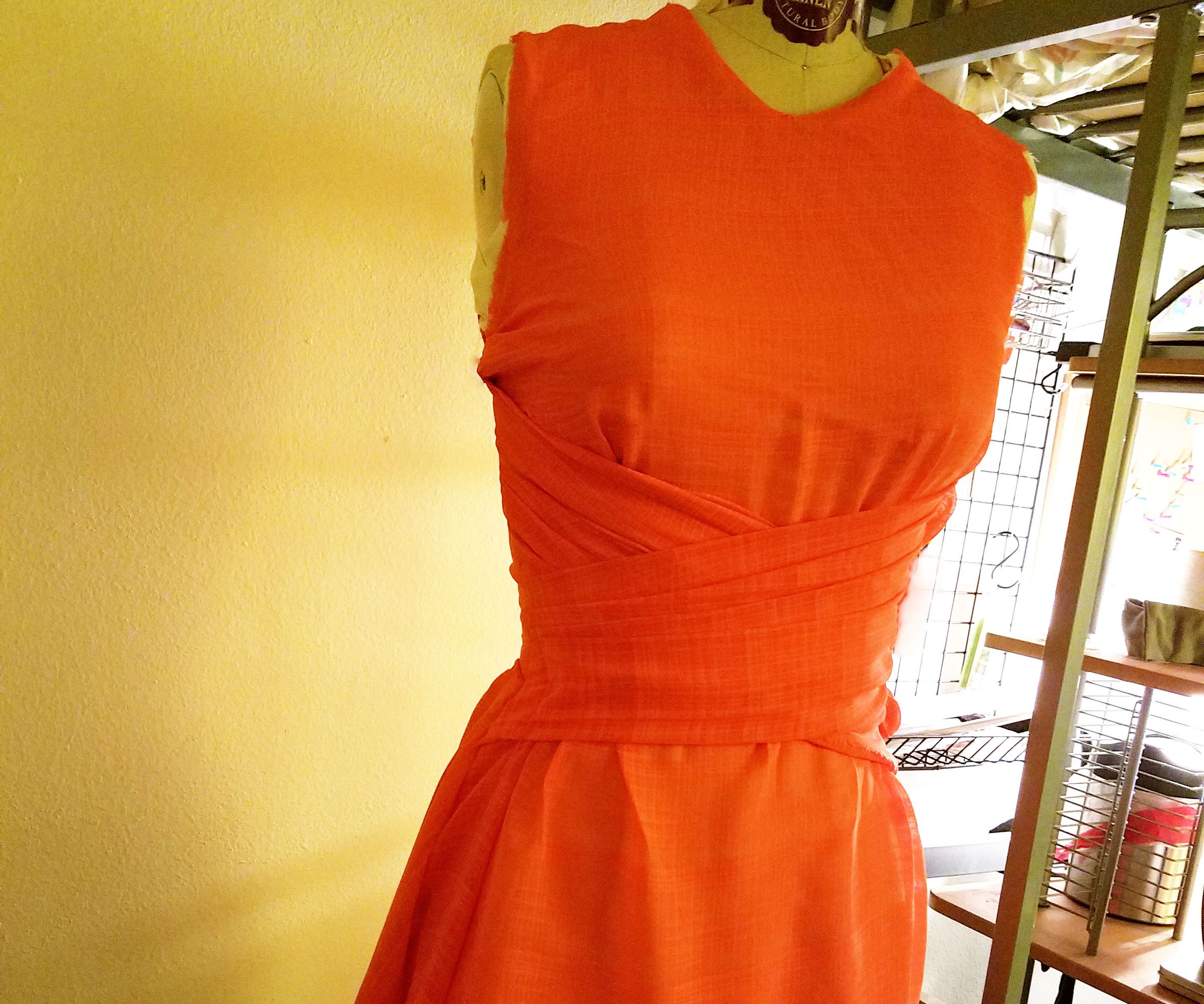 Draped Dress (to wear to a wedding or everyday! )