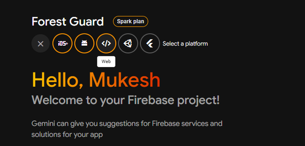 Firebase Project Setup
