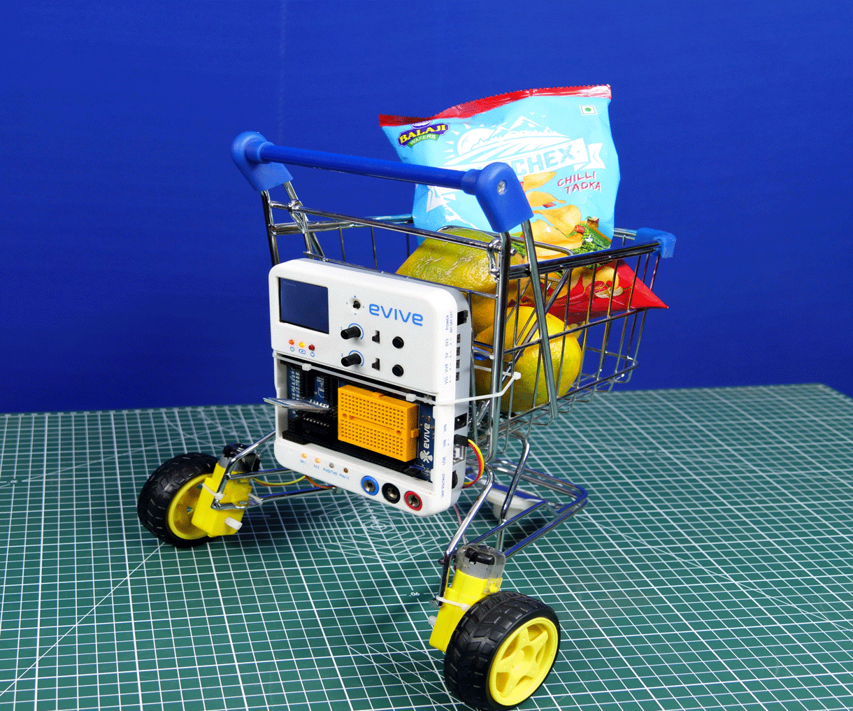 Smartphone Controlled Smart Shopping Cart 7 Steps Instructables