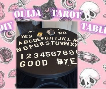 DIY Ouija Tarot Table