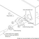 Cutting a Step for a Bearing on a Long Lead Screw