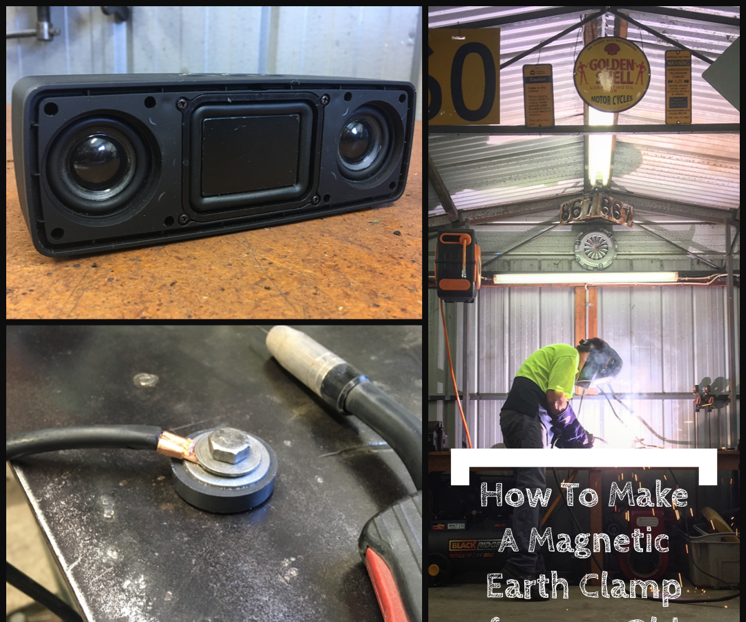 Make a Magnetic Welding Earth Clamp From an Old Speaker