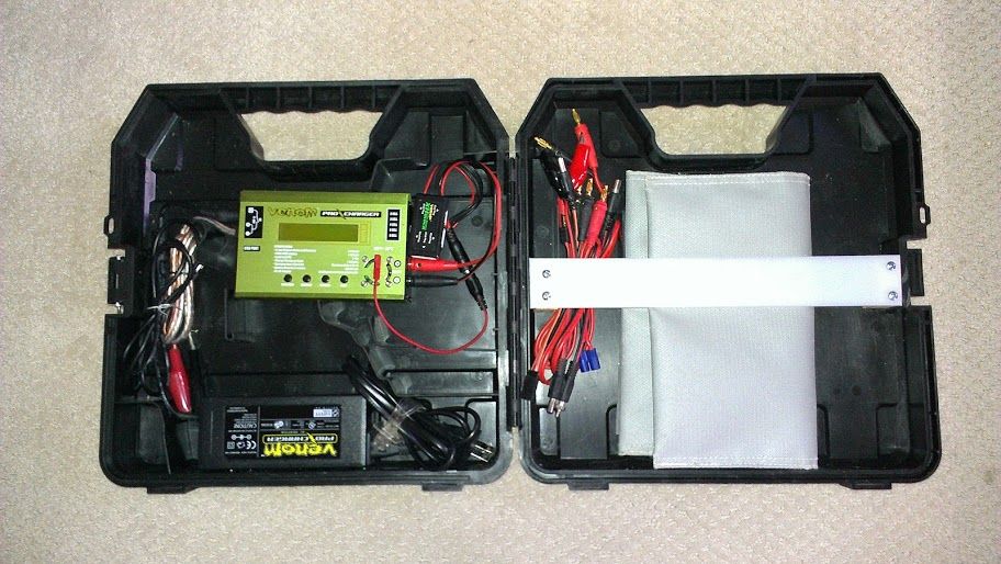 Reuse a Power Tool Case: R/C Battery Charger Case