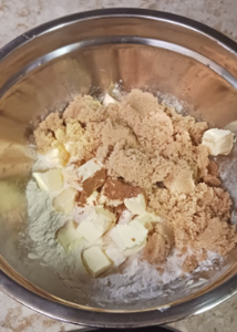 Preparing the Crumb Filling