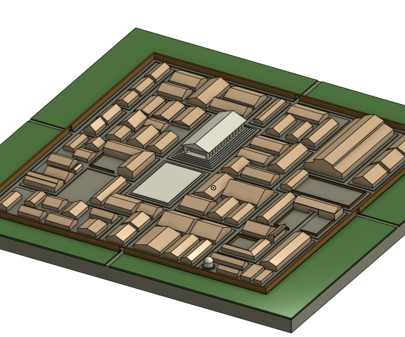 How to Make 3d Model of a Fantasy Town. 