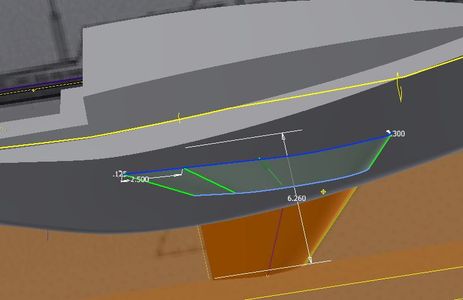 Loft the Keel Surface
