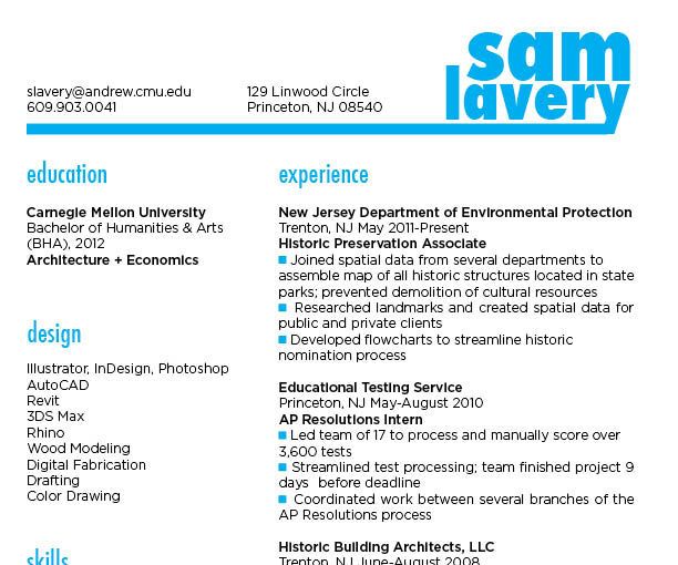 How to Build a Résumé