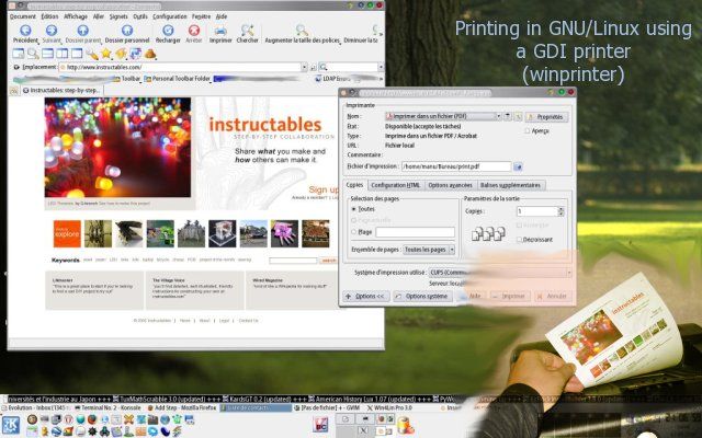 Use Any GDI Printer With GNU/Linux
