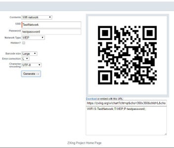 Generate a QR Code
