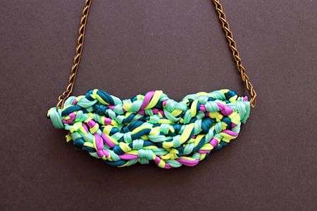 Fashionable Girls Necklaces-diy Fabric Necklace