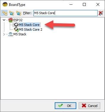Start Visuino, and Select the M5 Stack Core Board Type photo 2