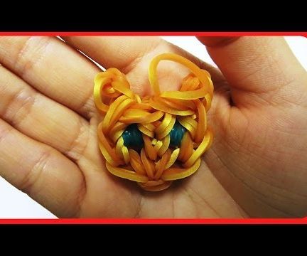 Rainbow Loom Cat Face Charm Tutorial