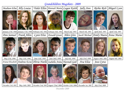 Mugshots for Grandma's Fridge and Digital Frame