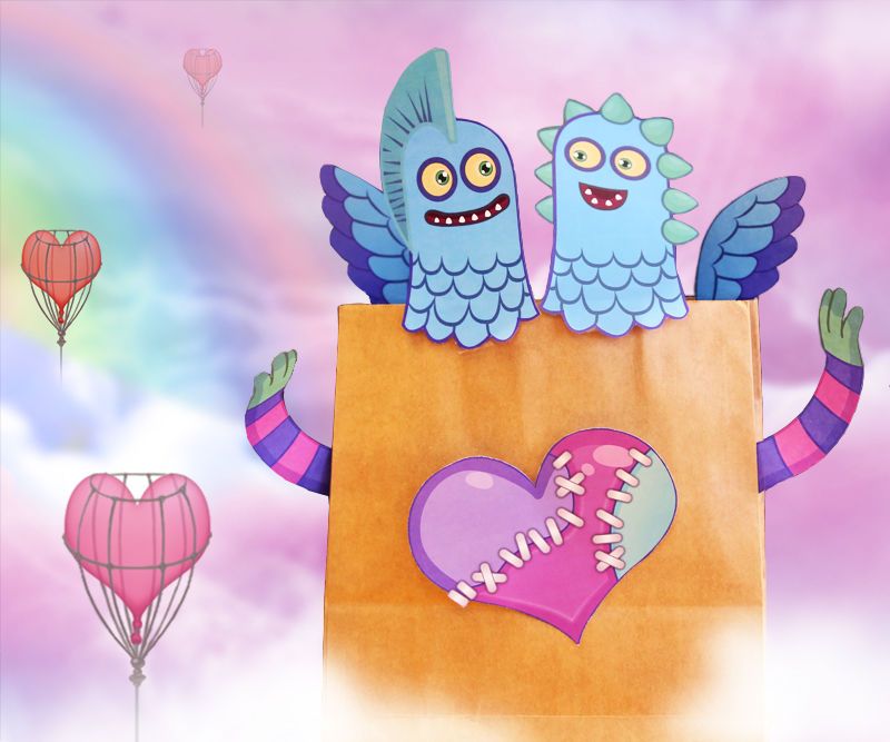 DIY Rare Schmoochle Valentine Bag