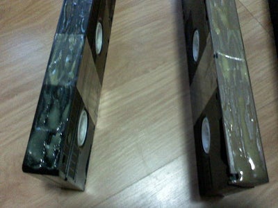 Glue the VHS Tapes