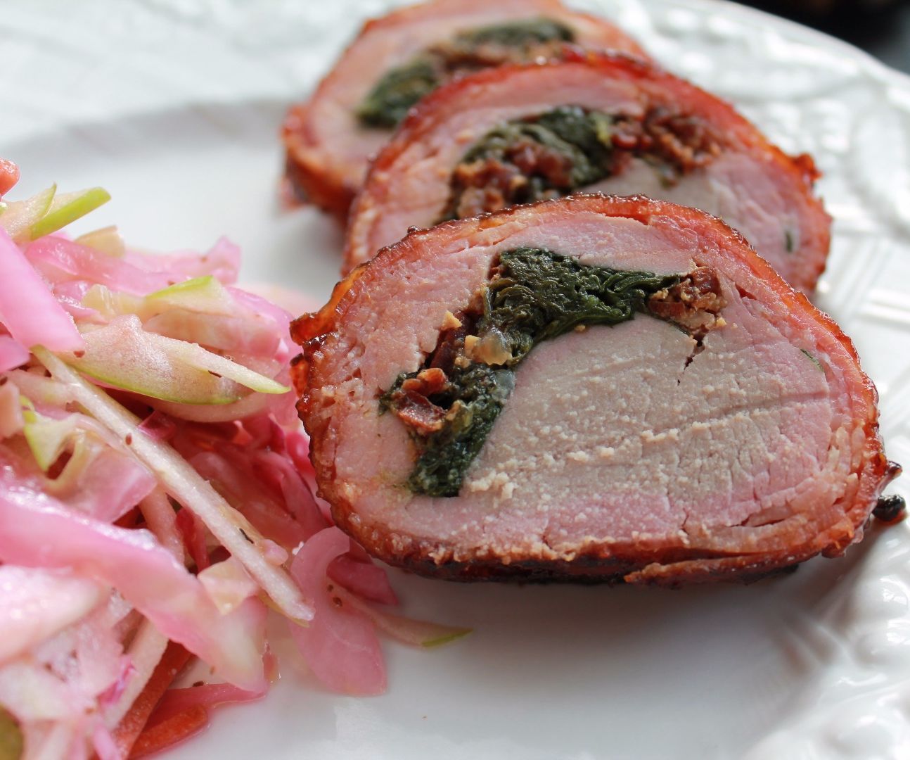 Bacon Weave Wrapped Pork Tenderloin