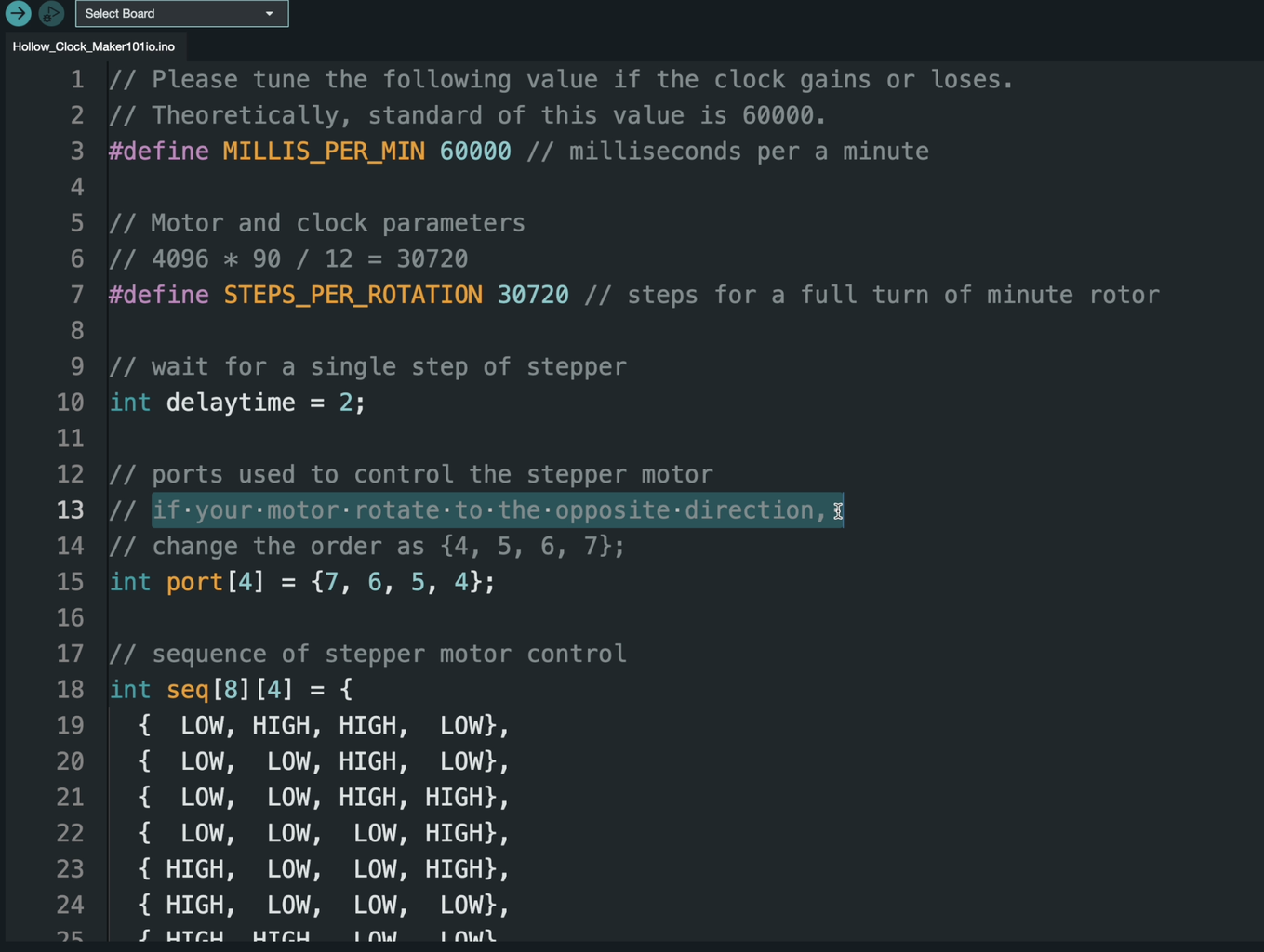 Make a Simple 3D Hollow Clock (Arduino Nano and 5V Stepper) : 3 Steps ...