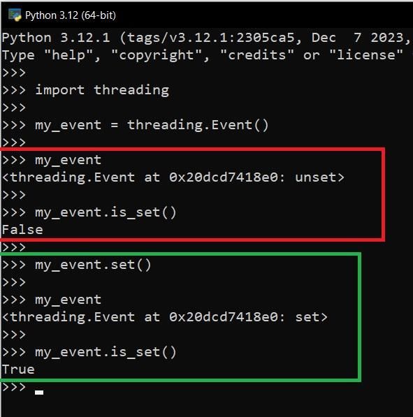 Starting and Stopping Python Threads With Events in Python Threading ...
