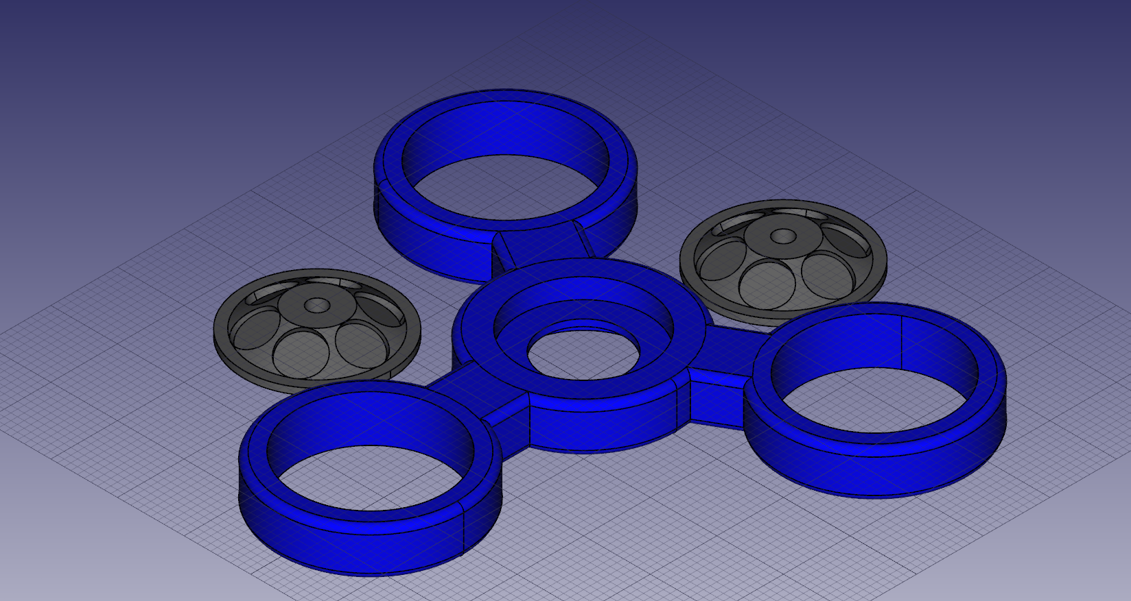 Bearingless MagLev Fidget Spinner