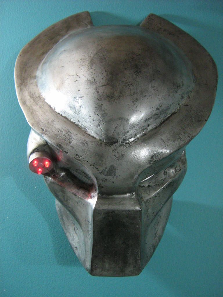 Predator's Helmet (made With Synthetic Resin and Fiberglass)