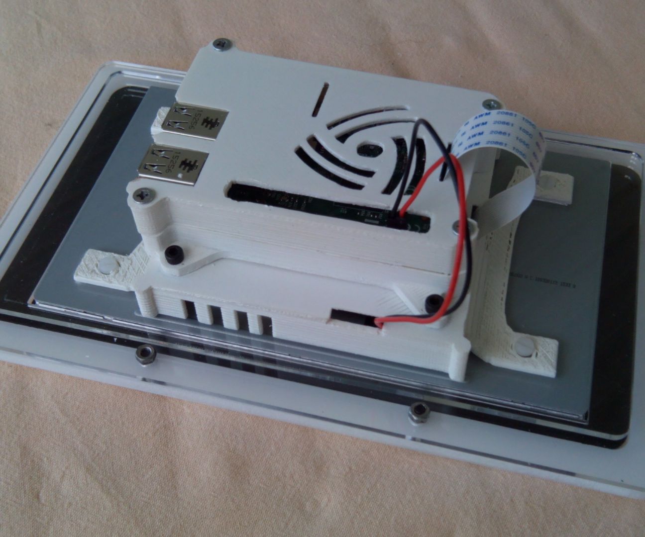 Raspberry PI Touch Screen Frame and Case Assembly Guide
