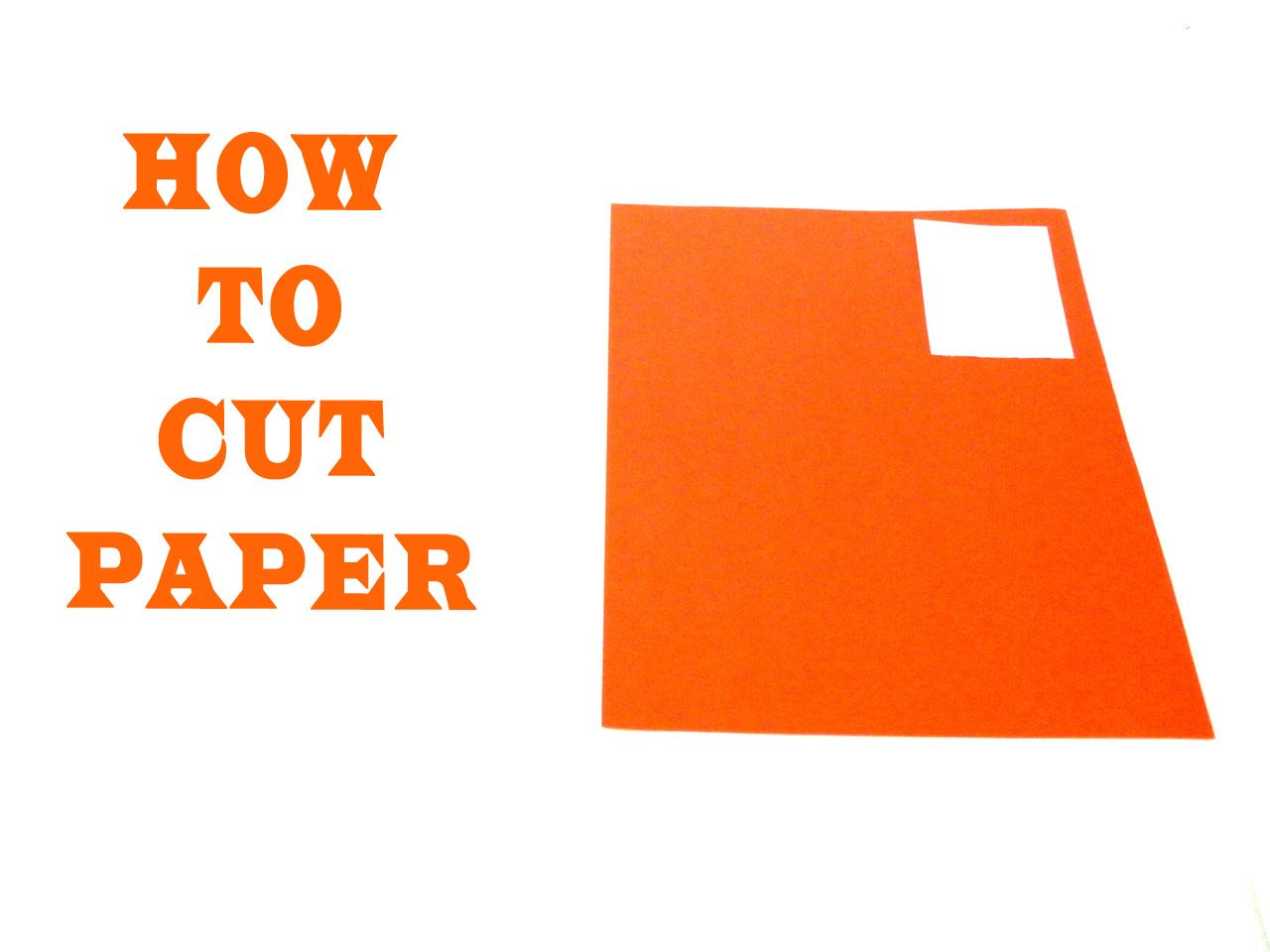 How to Cut 3D Origami Paper