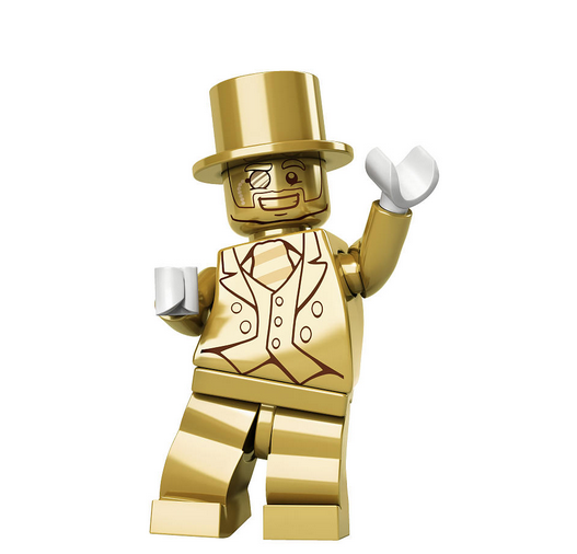 mr gold lego
