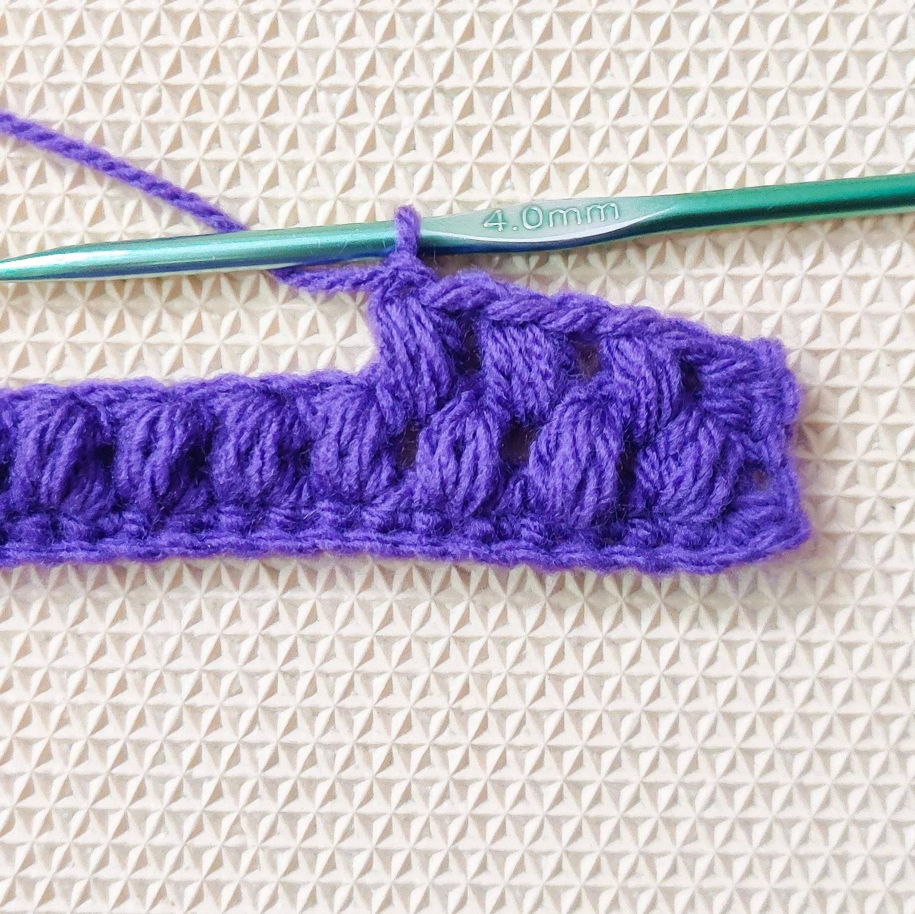 How to Make a Easy Crochet Scarf With Puff Stitch : 6 Steps (with ...