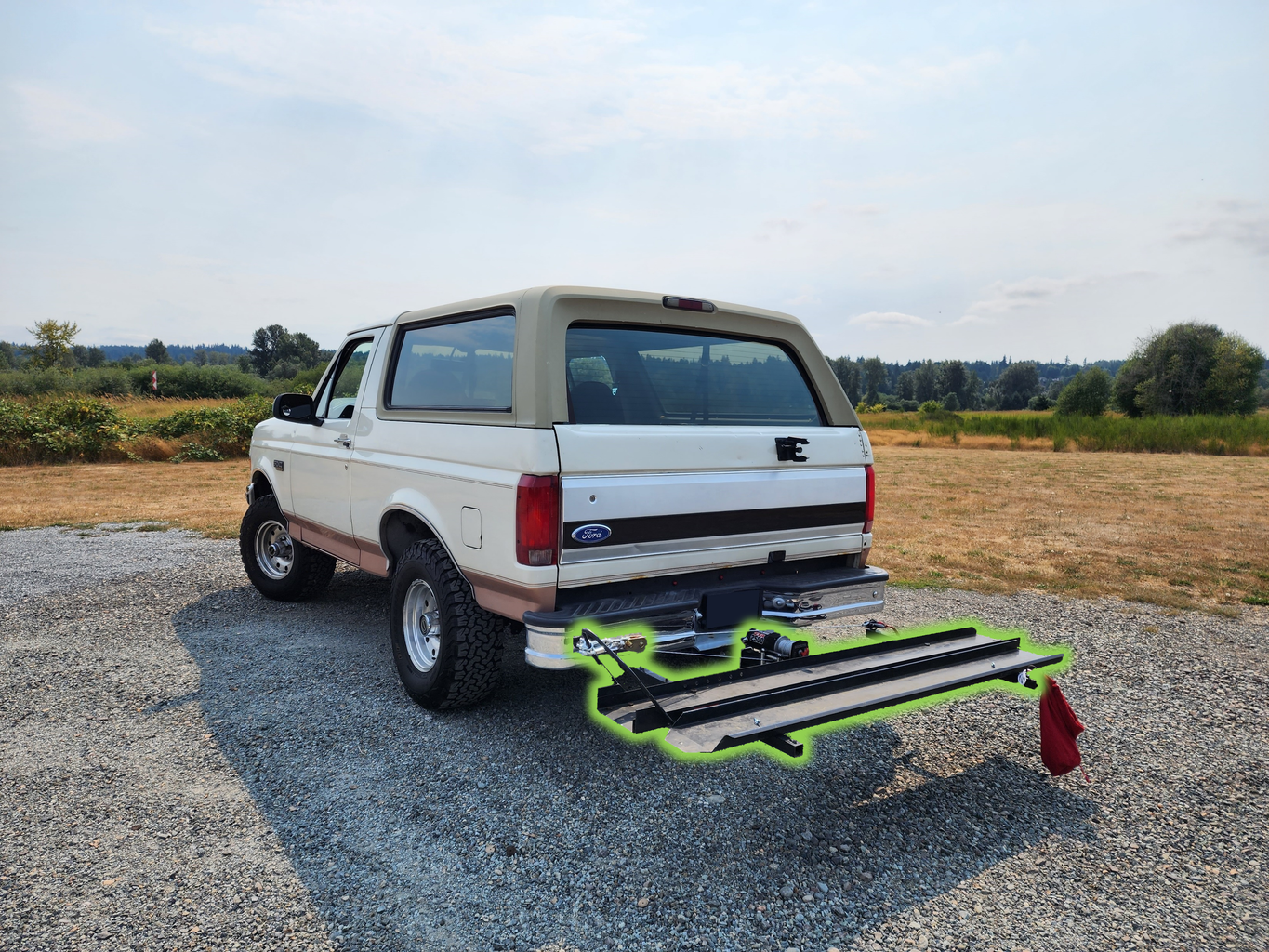 Diy motorcycle top hitch carrier