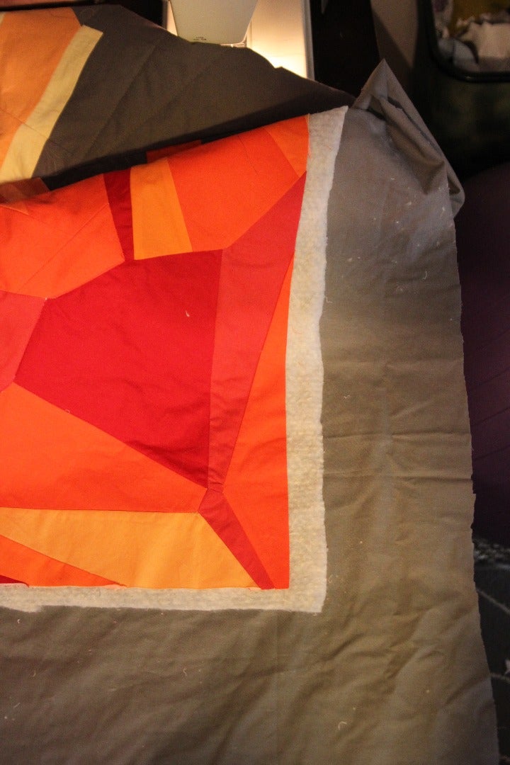 Spray Basting Your Quilt for at Home Quilting! Get to Quilting!