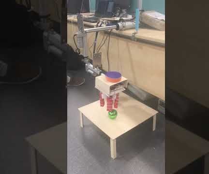 3-DOF Gripper Controlled Through Computer Vision