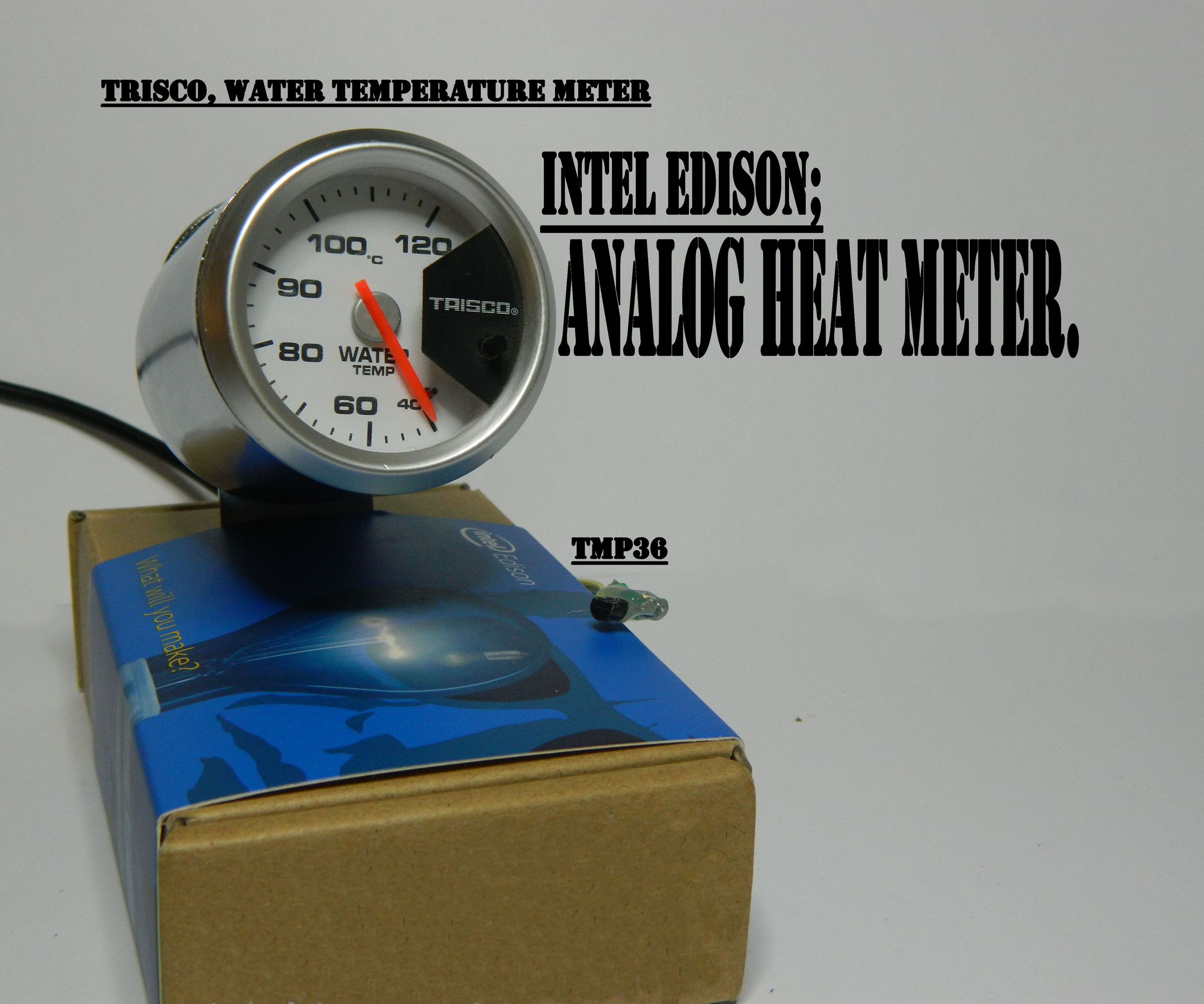 Intel Edison: Heat Meter, TMP36