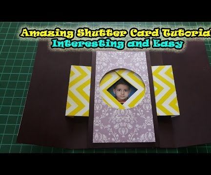 How to Make Window Shutter Cards