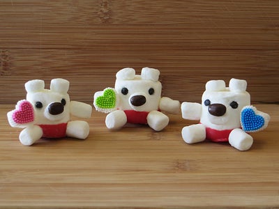 How to Make a Valentine MINI Marshmallow Bear
