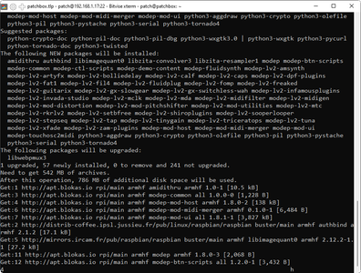 INSTALLATION DE MODEP