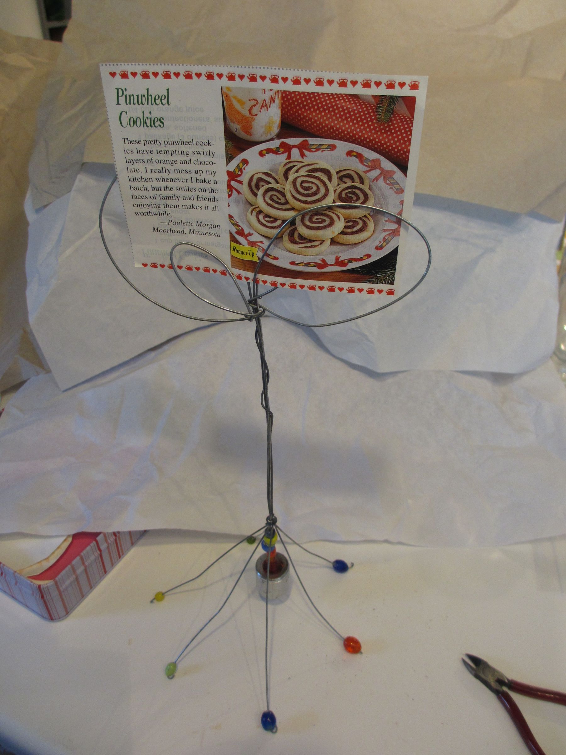 Making a Recipe Holder