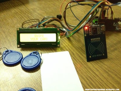 RFID CARD READER WITH ARDUINO,RFID-RC522 and LCD 16x2 : 7 Steps (with ...