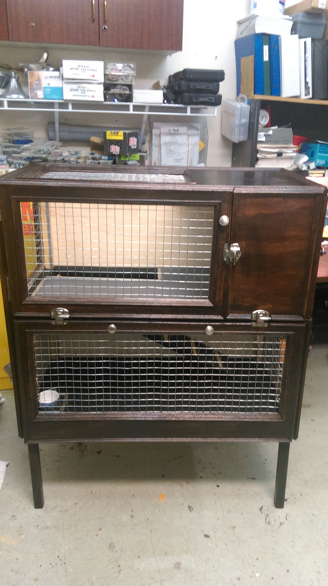 Handmade Rabbit Hutch 