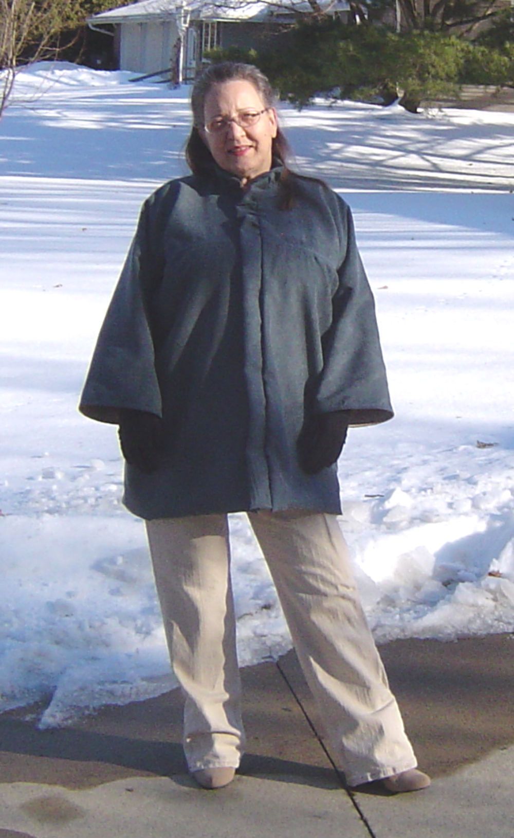 Blue Velvet Bog Coat