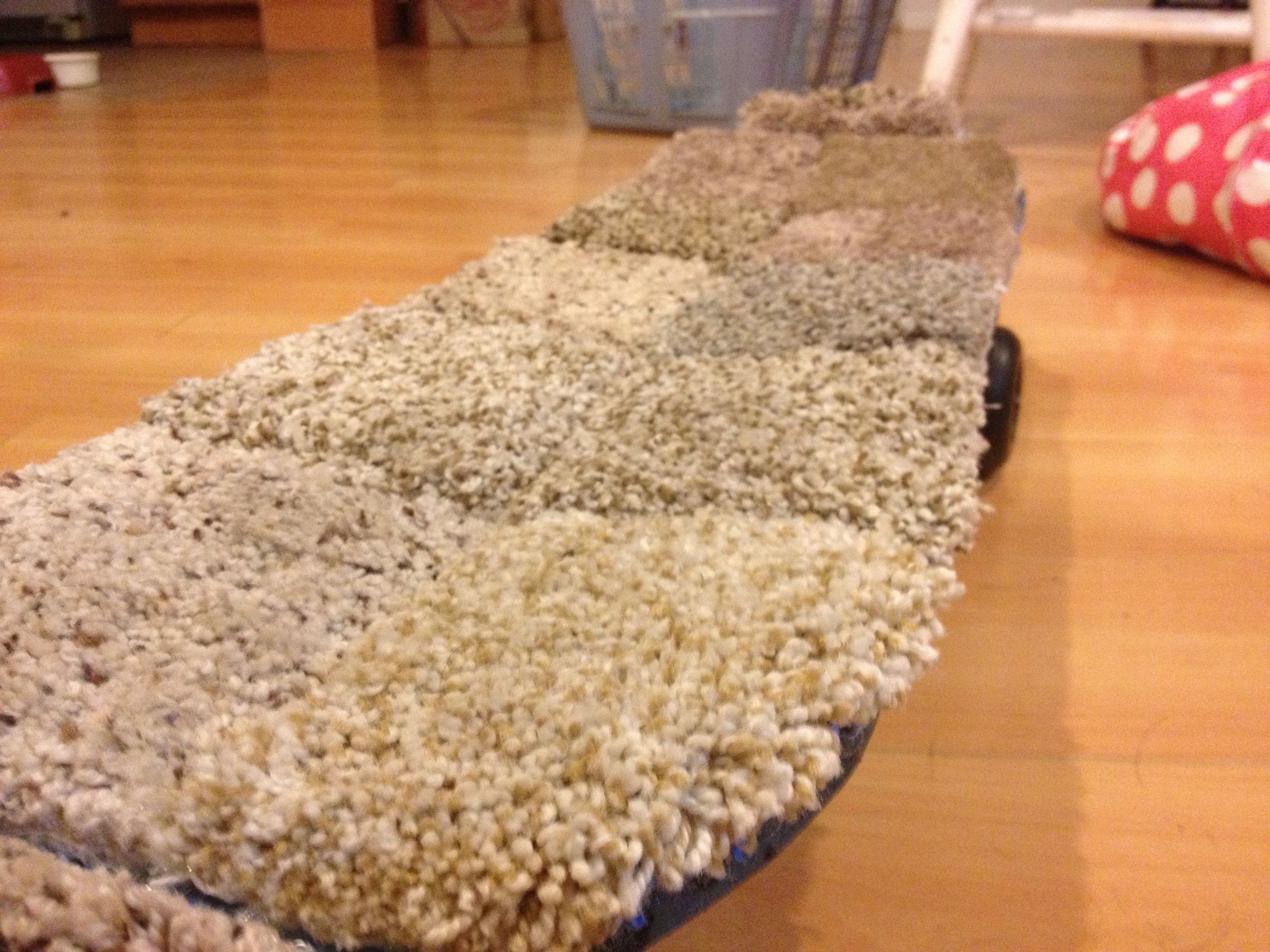 Carpeted Skateboard