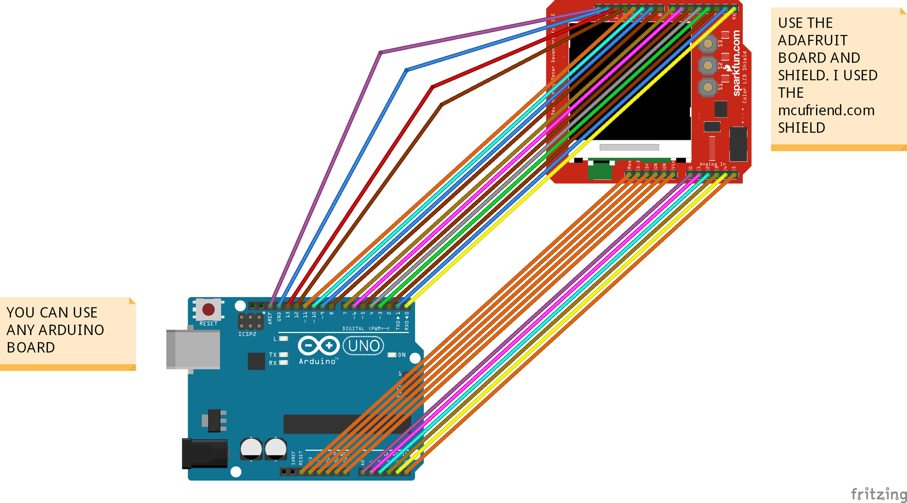 Wiring the Display!