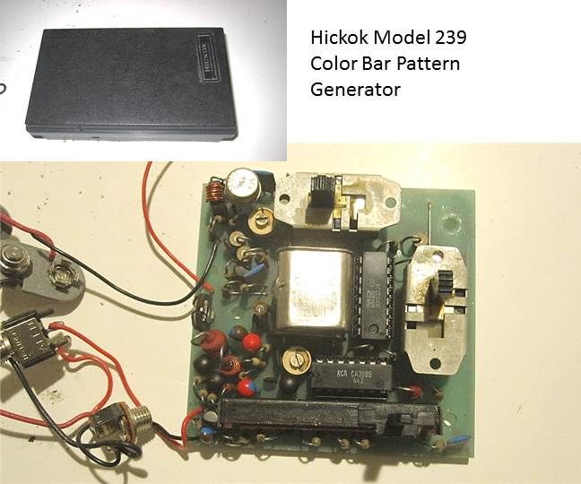 Parts From an Old Hickok TV Pattern Generator