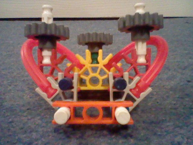 Knex Dune Buggy With Steering and Rear Suspension.
