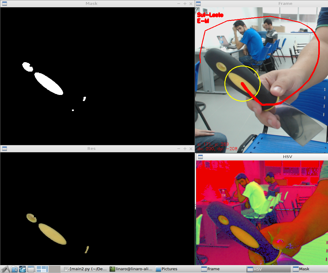 Código Para Acionar Motores Através De Visão Computacional(Python) - FACENS
