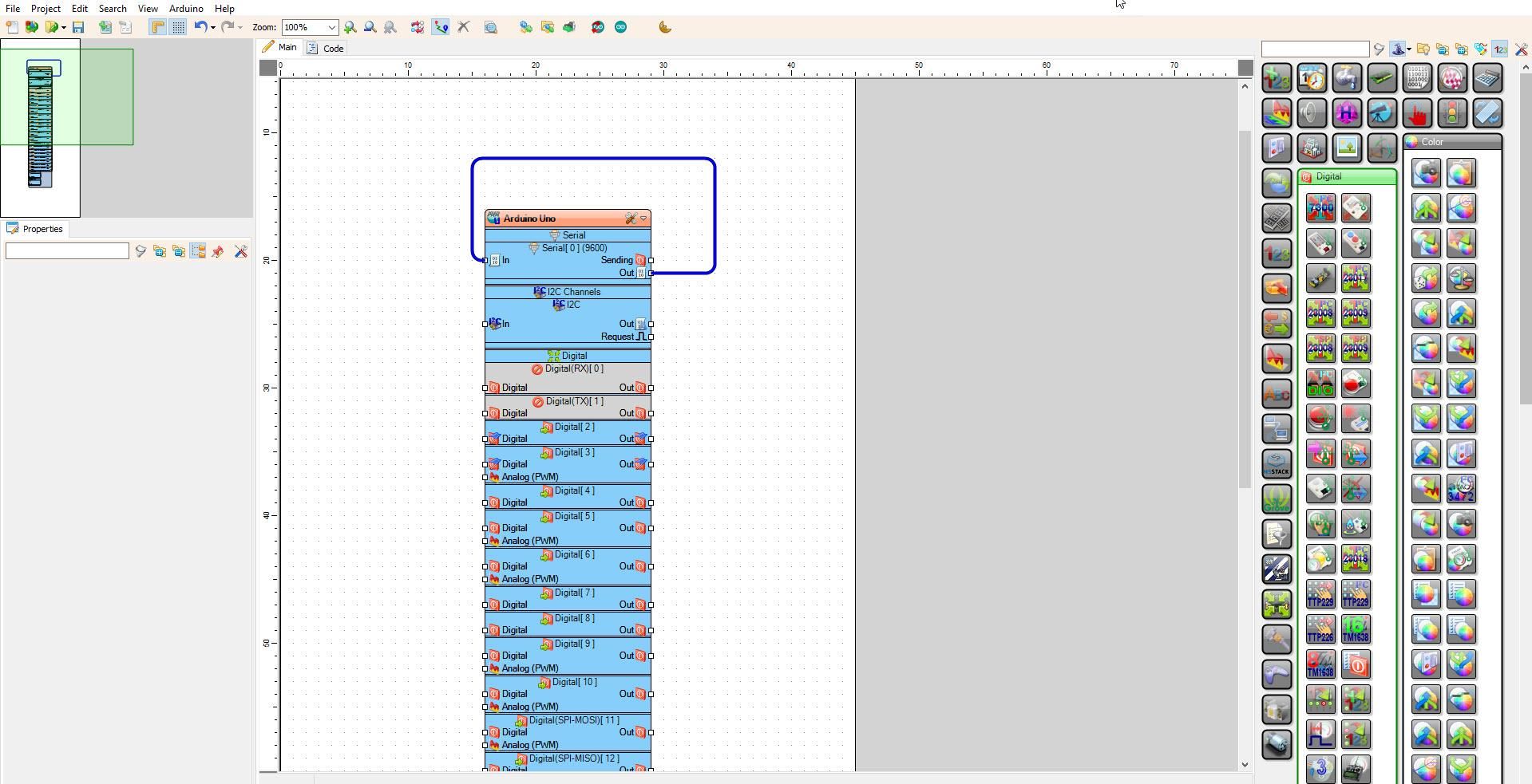 Using Serial Window to See the Distance Values