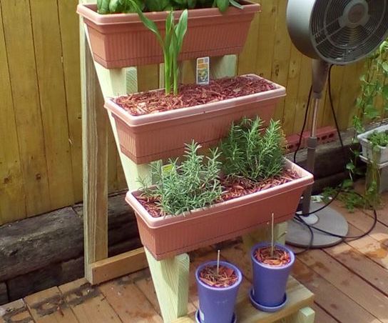 Window Box Planter Stairs
