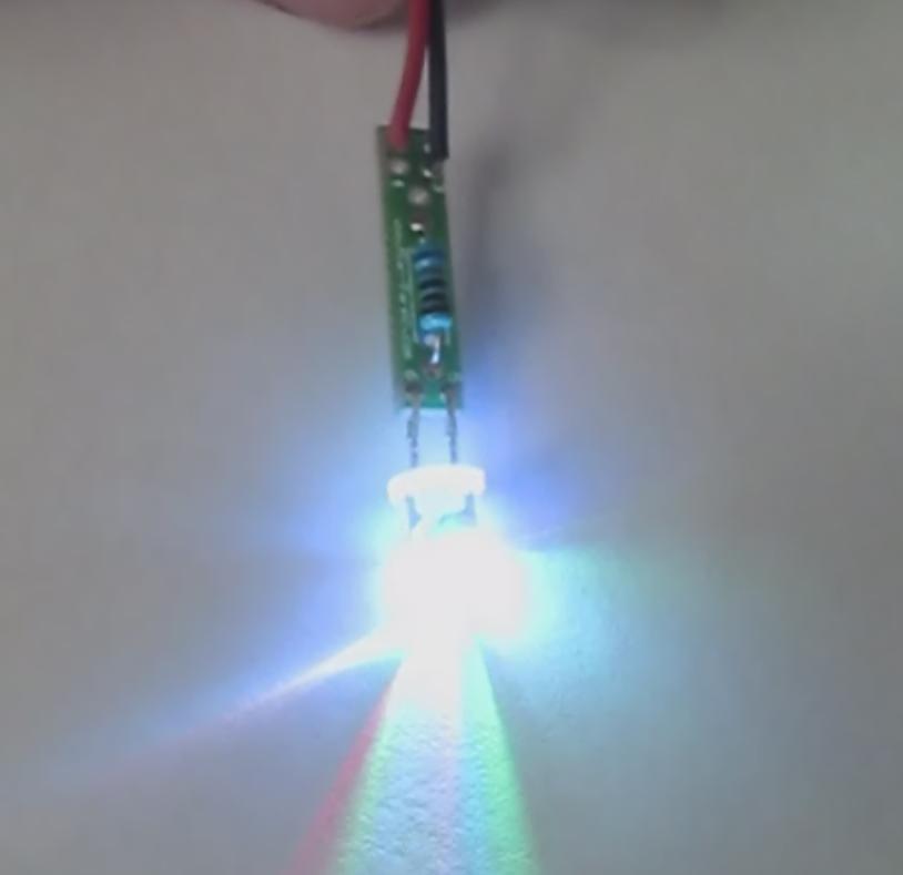 Solder Together Flashing RGB LED Project