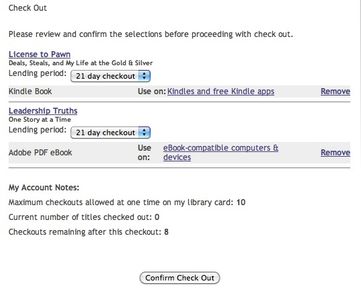 Confirm Checkout
