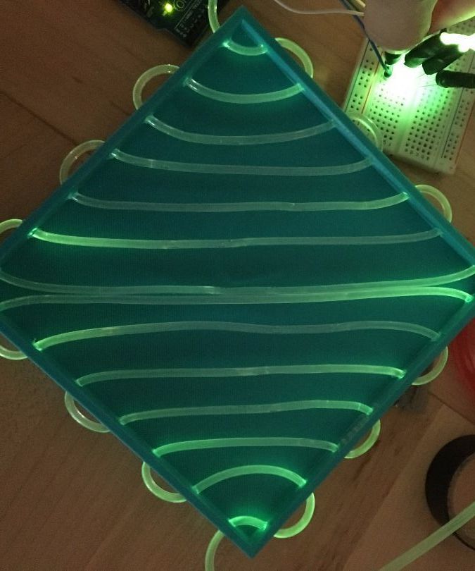 Fiber Optic Light Sculpture Using Arduino